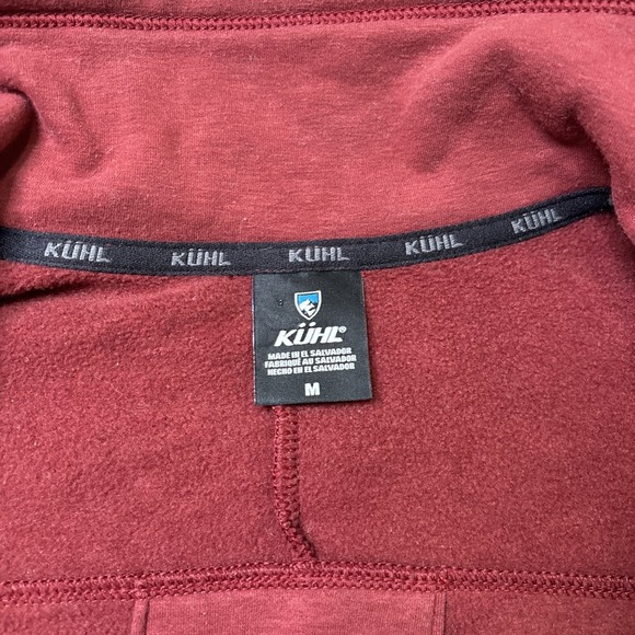 Kuhl Spekter Full Zip Jacket Women's Size Medium Red Outdoor Hiking Sweatshirt - Picture 10 of 13